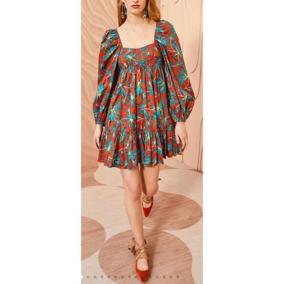 Ulla Johnson Alita Mini Dress in Tropical NWT Size 00 - Picture 1 of 12